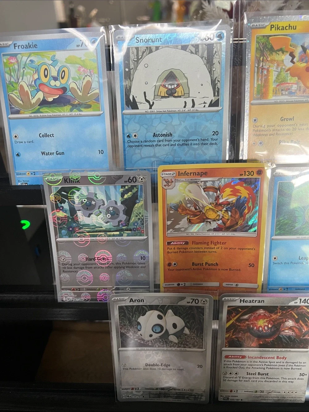 Pokemon TCG-11 Card Lot//Includes Snorlax, Pikachu, Mega Dragalge